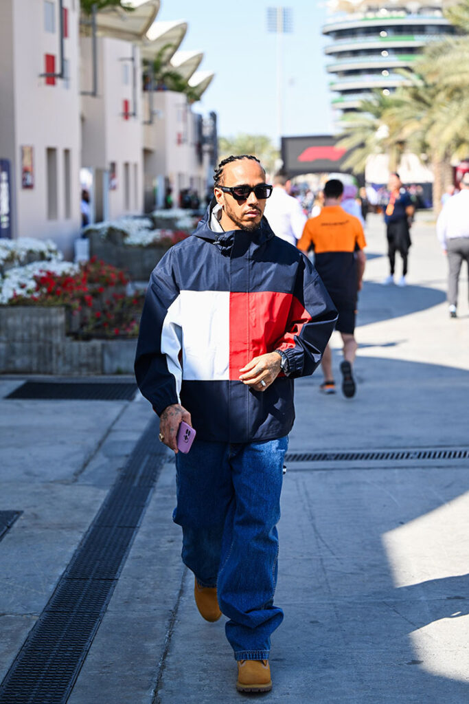 Lewis Hamilton Wore Tommy Hilfiger To F1 Grand Prix of Bahrain