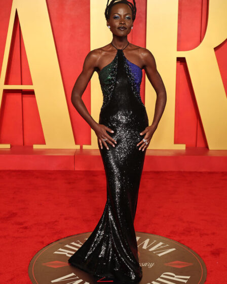 Lupita Nyong'o Wore Armani Privé To The 2024 Vanity Fair Oscar Party