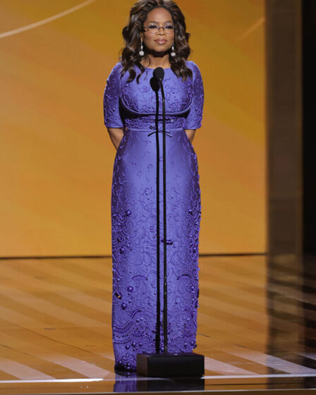 Oprah Winfrey speaks onstage during the 2024 NAACP Image Awards