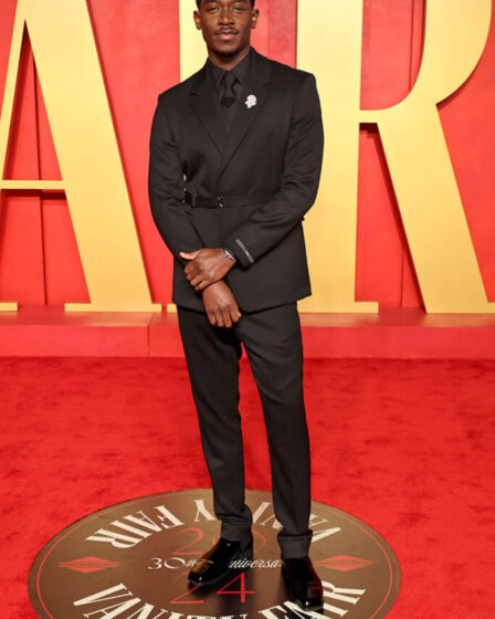 Damson Idris attends the 2024 Vanity Fair Oscar Party