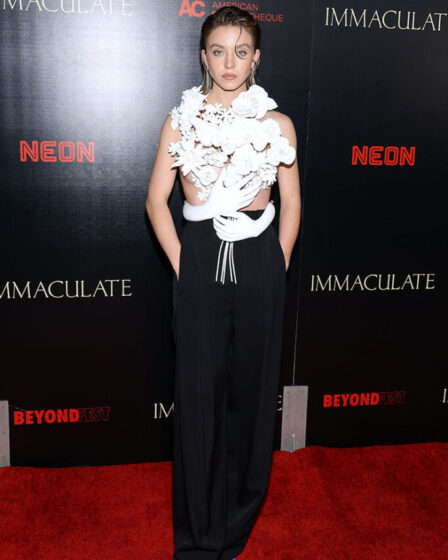 Sydney Sweeney Wore Balmain To The 'Immaculate' LA Premiere