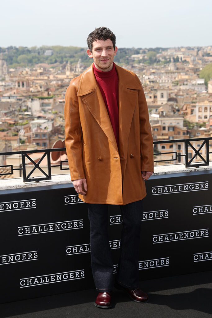 Josh O'Connor attends a photocall for the movie "Challengers" 