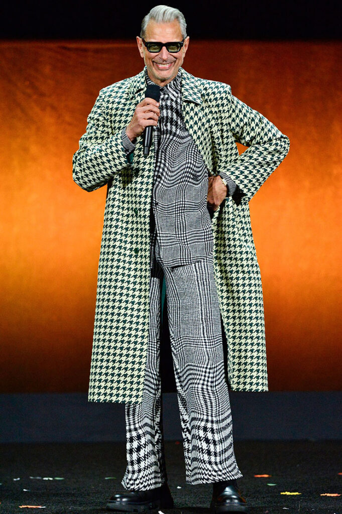 Jeff Goldblum from Wicked during CinemaCon2024.