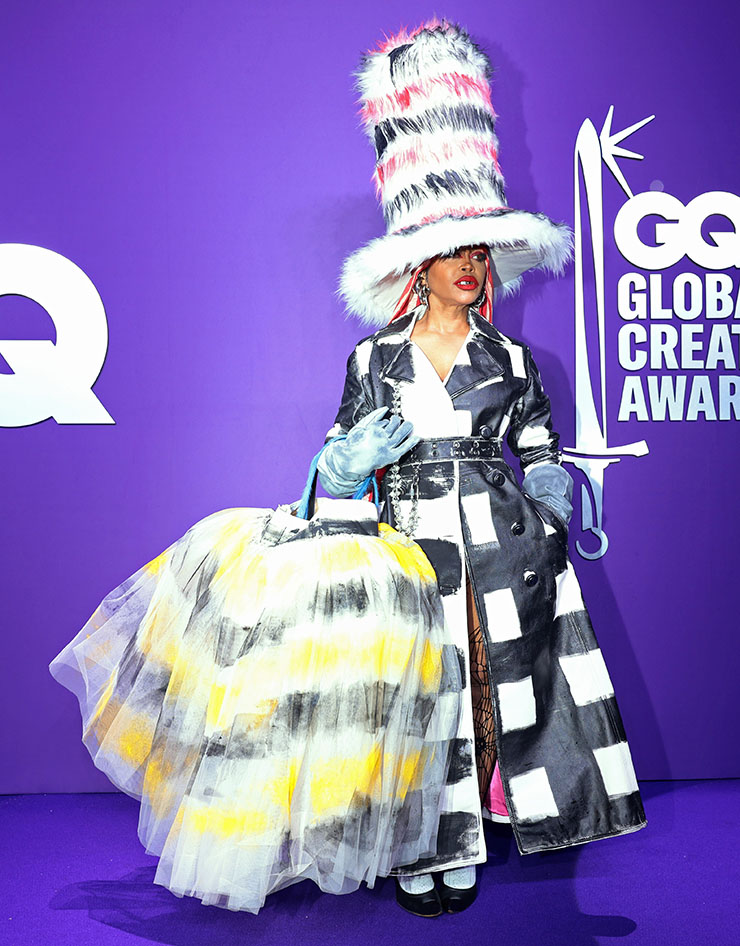 Erykah Badu attends the 2024 GQ Creativity Awards a