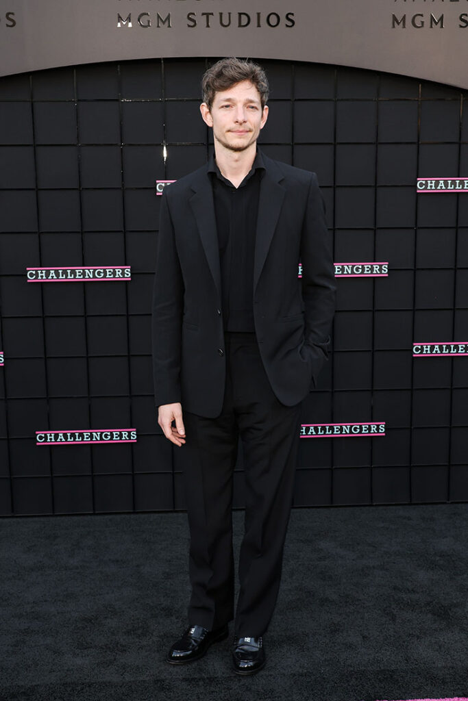Mike Faist attends the premiere of Amazon MGM Studios' "Challengers"