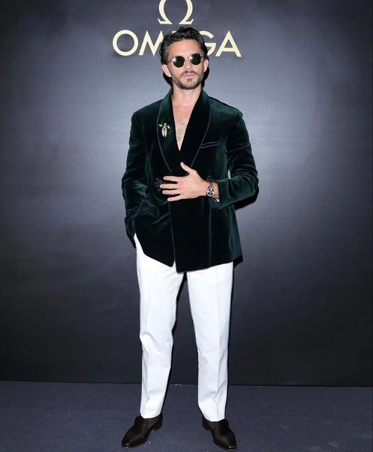 Jonathan Bailey at the Icons Shine with OMEGA Event