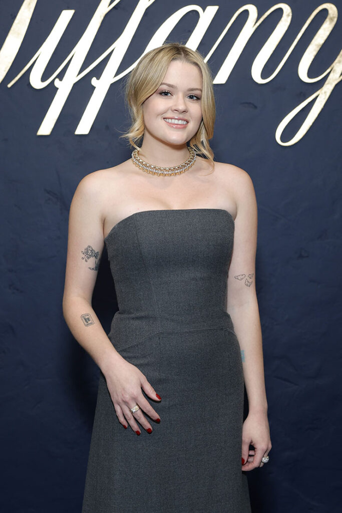 Ava Phillippe attends the Tiffany & Co. Celebration of the launch of Blue Book 2024: Tiffany Céleste