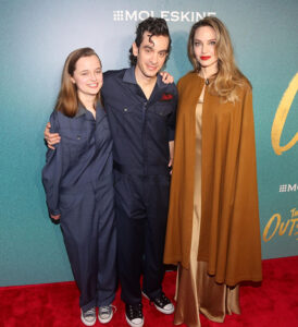 Angelina Jolie Wore Chloé x Atelier Jolie To 'The Outsiders' Opening Night