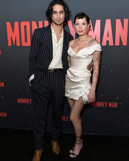 Avan Jogia and Halsey Wore Vivienne Westwood To The 'Monkey Man' LA Screening