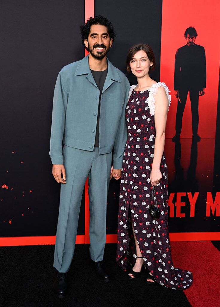 Dev Patel and Tilda Cobham-Hervey attend Los Angeles Premiere Of Universal Pictures "Monkey Man"