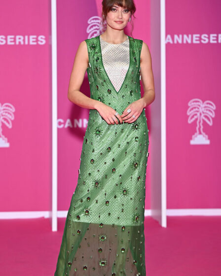 Ella Purnell Wore Huishan Zhang To The Canneseries International Festival