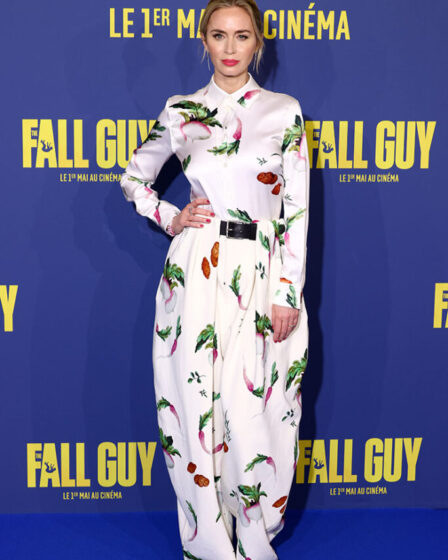 Emily Blunt Wore Loewe To 'The Fall Guy' Paris Premiere