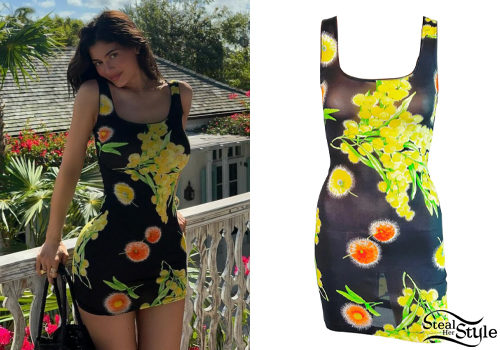 Kylie Jenner: Floral Mini Dress