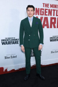 Henry Golding attends the premiere of "The Ministry Of Ungentlemanly Warfare"