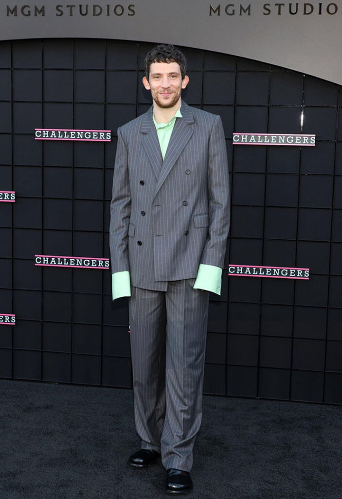 Josh O'Connor attends the premiere of Amazon MGM Studios' "Challengers"