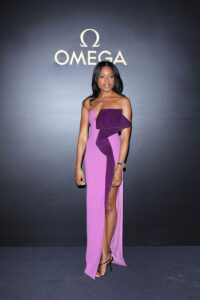 Naomie Harris Wore Azzi & Osta To The Icons shine with OMEGA Event