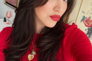 Beauty writer Danielle Sinay wears Nars Air Matte Liquid Lipstick in Power Trip.