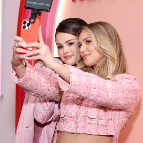 Selena Gomez Celebrates The Launch Of Rare Beauty's Soft Pinch Luminous Powder Blush Collection In New York City