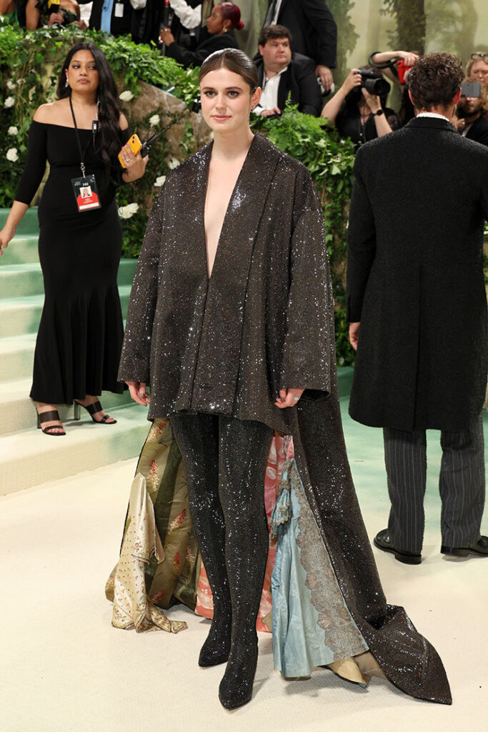 Alison Oliver attends The 2024 Met Gala Celebrating "Sleeping Beauties: Reawakening Fashion"
