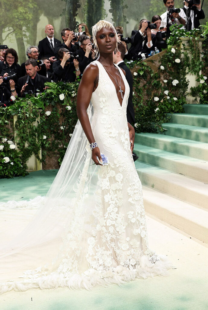 Jodie Turner-Smith attends The 2024 Met Gala Celebrating "Sleeping Beauties: Reawakening Fashion" 