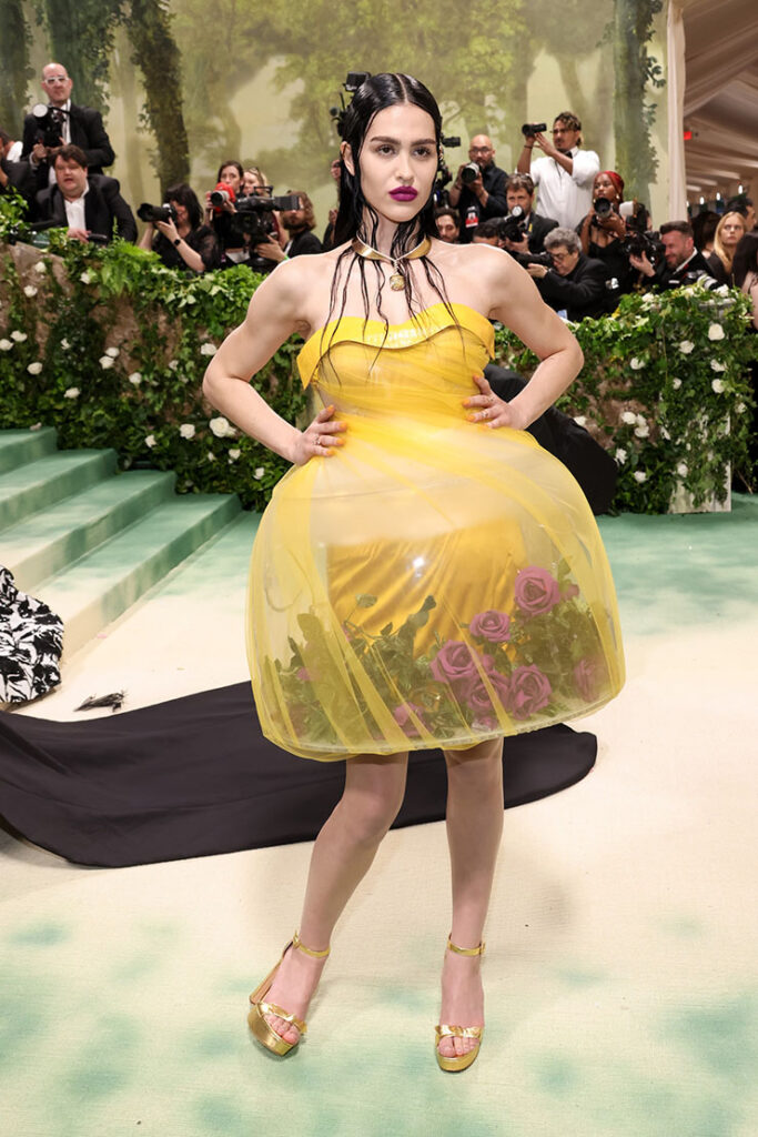 Amelia Gray attends The 2024 Met Gala Celebrating "Sleeping Beauties: Reawakening Fashion" 