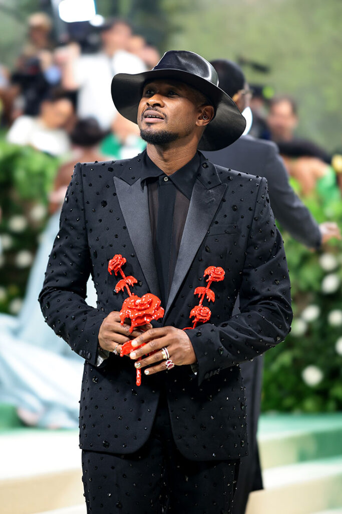 Usher attends The 2024 Met Gala Celebrating "Sleeping Beauties: Reawakening Fashion" 