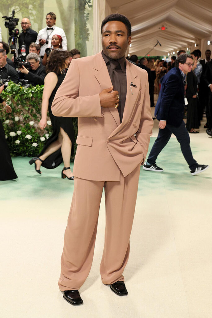 Donald Glover attends The 2024 Met Gala Celebrating "Sleeping Beauties: Reawakening Fashion"