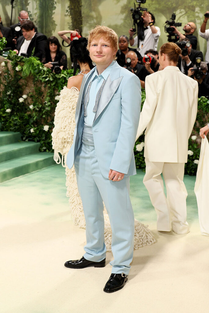 Ed Sheeran attends The 2024 Met Gala Celebrating "Sleeping Beauties: Reawakening Fashion"