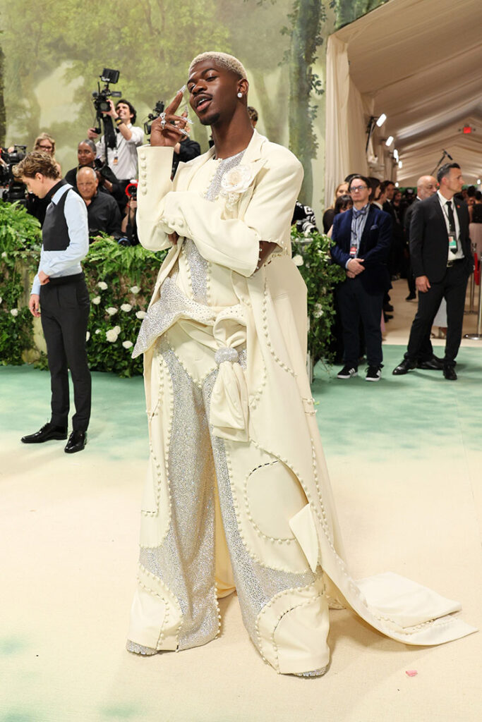 Lil Nas X attends The 2024 Met Gala Celebrating "Sleeping Beauties: Reawakening Fashion"