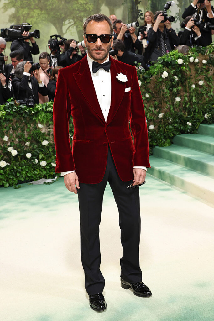 Tom Ford attends The 2024 Met Gala Celebrating "Sleeping Beauties: Reawakening Fashion"