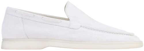 Aurélien Softey Suede White Yacht Loafers