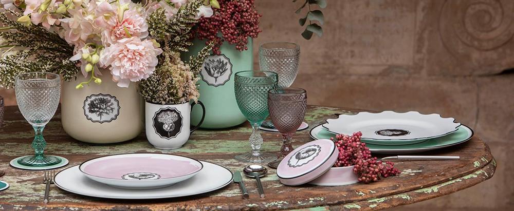Herbariae Dinnerware & Vases designed by Christian Lacroix for Vista Alegre