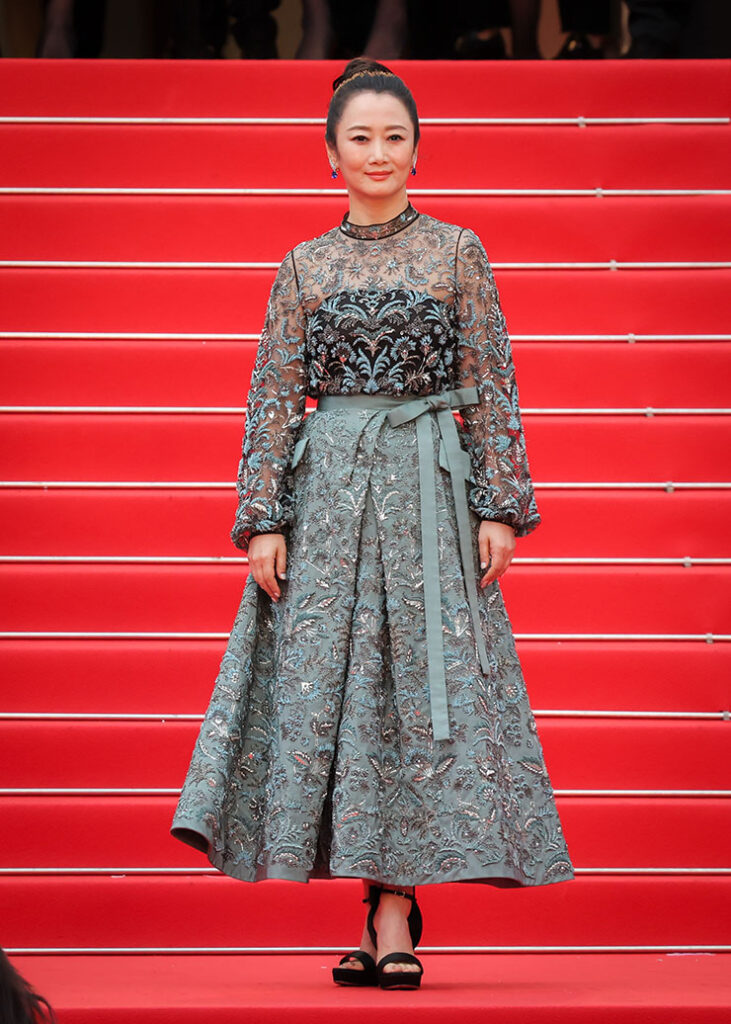 Zhao Tao attends the 2024 Cannes Film Festival Opening Ceremony