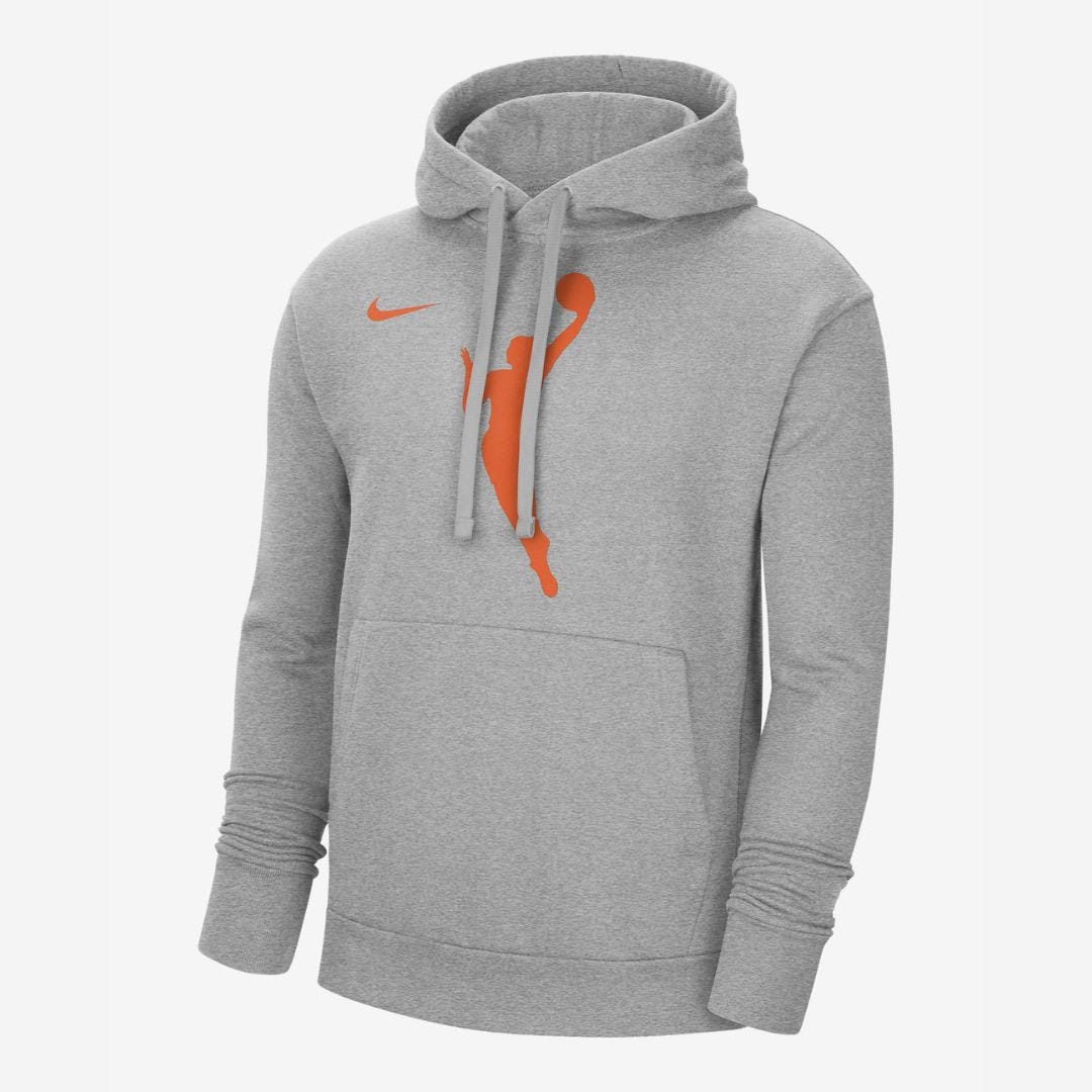 dark grey wnba hoodie