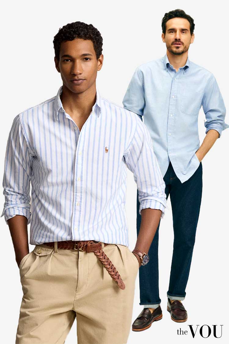 Old Money Style Oxford Button-Down Shirt