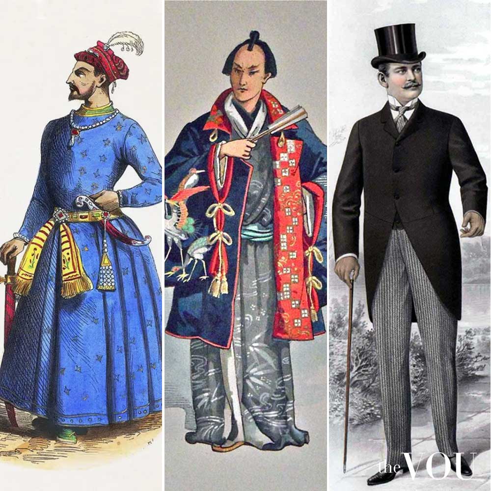 Western, Japanese, Indian Royal Family Old Money fashion styles