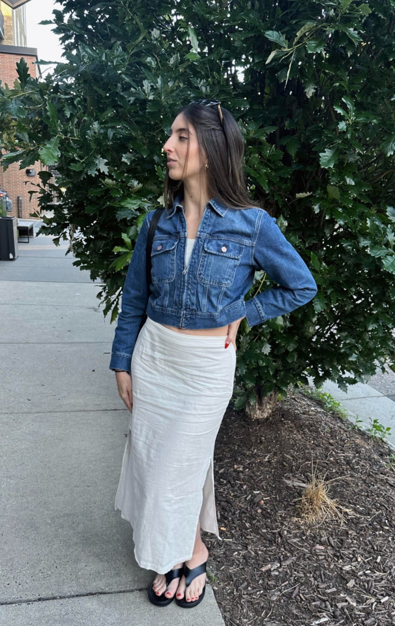 Gap Cropped Denim Jacket Review With Photos - Fashnfly