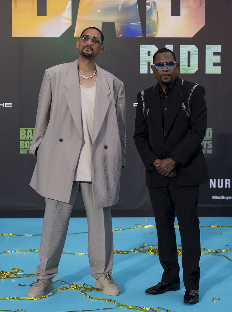 Will Smith and Martin Lawrence attend the European premiere of "BAD BOYS: RIDE OR DIE"