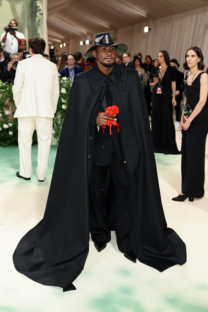 Usher attends The 2024 Met Gala Celebrating "Sleeping Beauties: Reawakening Fashion" 