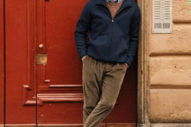 man wearing a pair of brown leather boots by velasca