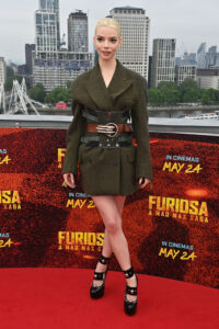 Anya Taylor-Joy Wore Maison Margiela Haute Couture To The ‘Furiosa: A Mad Max Saga’ London Photocall