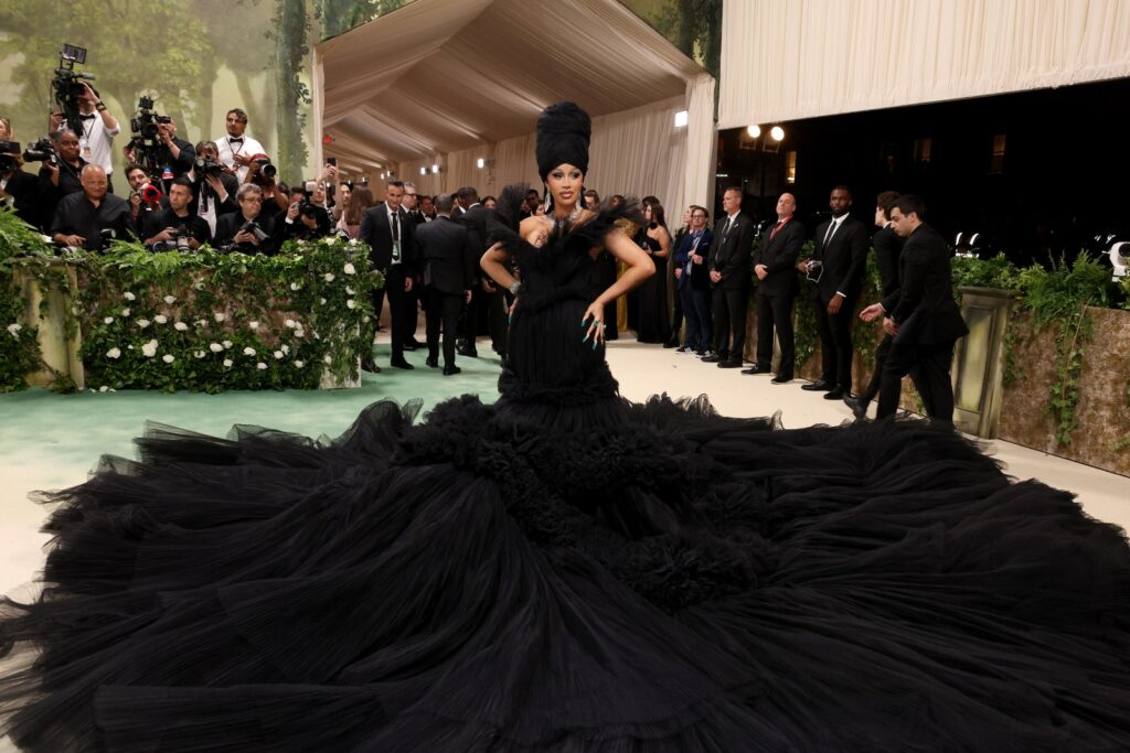 Cardi B At Met Gala 2024 Was The Night's Biggest Rose. Literally ...