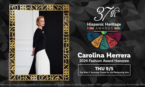 Carolina Herrera to receive 2024 Hispanic Heritage Award