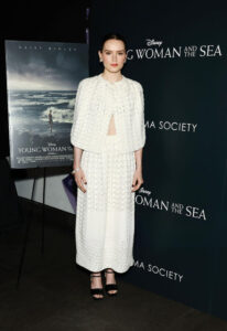 Daisy Ridley Wore Loro Piana To The ‘Young Woman and The Sea’ New York Screening