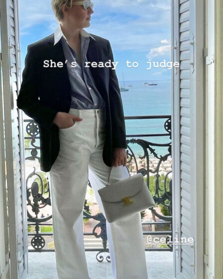 Greta Gerwig BTS Looks From Cannes Film Festival