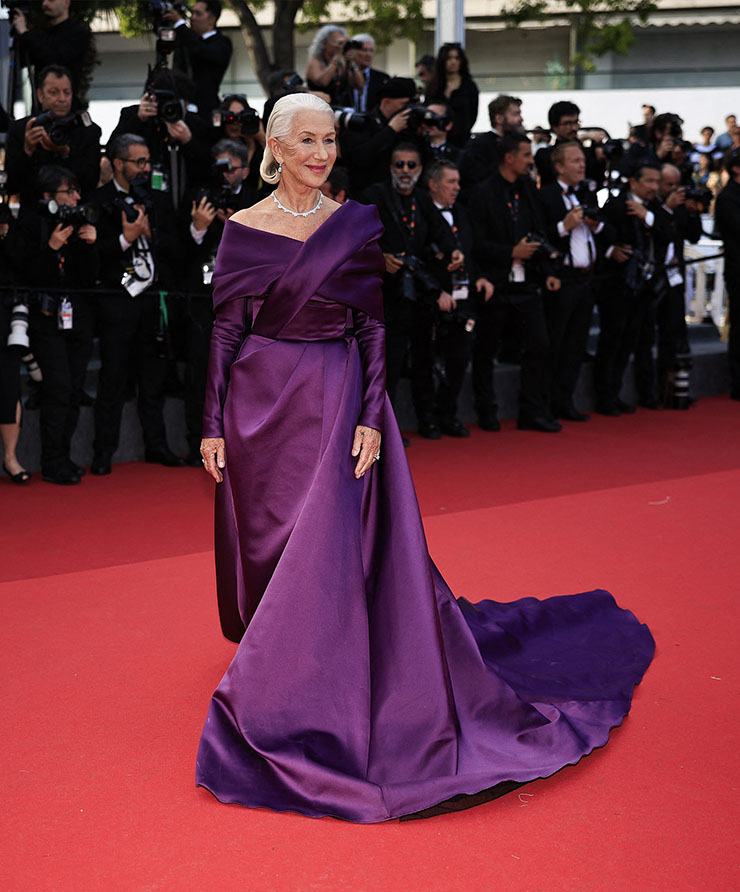 Helen Mirren Wore Elie Saab Haute Couture To 'The Most Precious of Cargoes' Cannes Film Festival Premiere