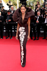 Izabel Goulart Wore Stéphane Rolland Haute Couture To The 'Beating Hearts' Cannes Film Festival Premiere