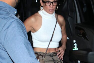 LOS ANGELES CA  JUNE 14 Jennifer Lopez is seen on June 14 2021 in Los Angeles California.