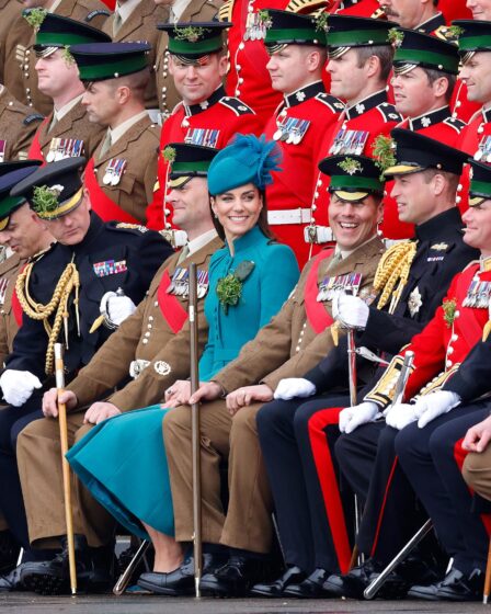 Image may contain Prince William Duke of Cambridge Clothing Glove Hat Military Footwear Shoe Officer and Person