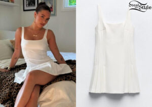 Kenzie: White Mini Dress